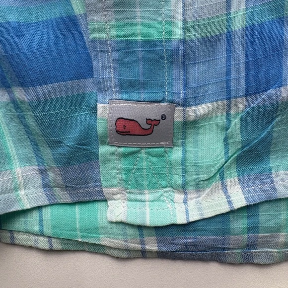 Vineyard Vines Classic Fit Murray Shirt Men's Large Plaid Button Down Cotton - Picture 5 of 8